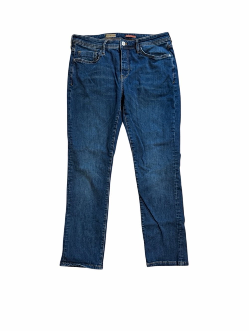 Anthropologie Pilcro Jeans Slim Boyfriend Blue Denim; size 31